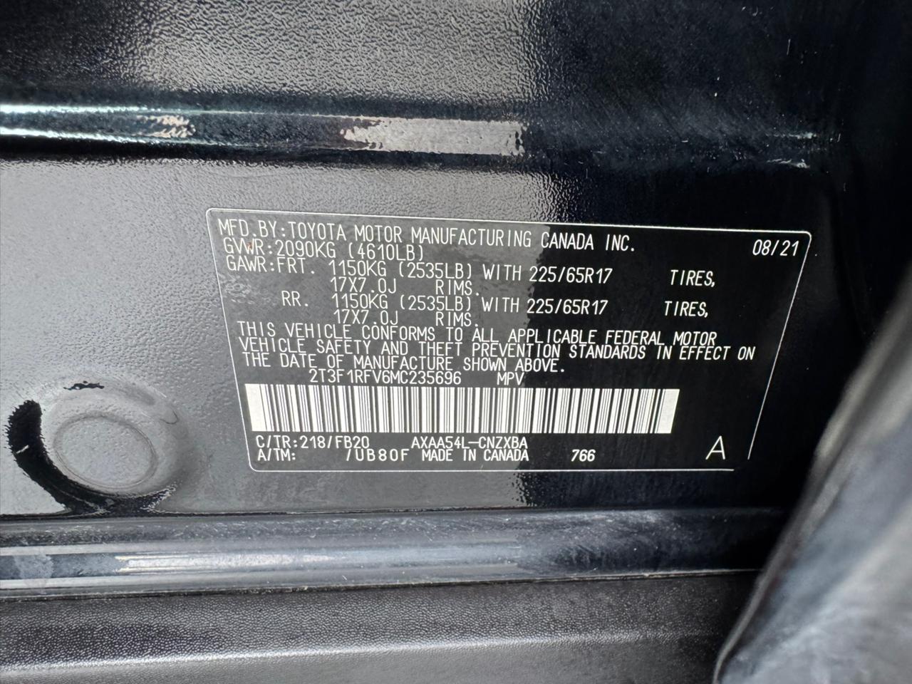 Toyota Rav4 LE Plus 2021 — foto 9